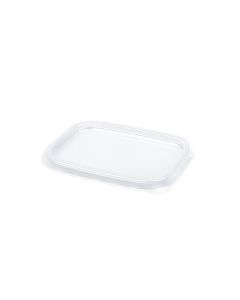 Víčko na hranaté misky, transparentní, PP, 500 - 750 ml, 100 ks, SM-CS-10762