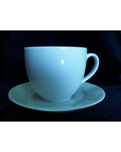 Čajový set, porcelánový, 38 cl, ROTBERG "Basic", bílý