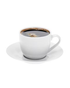 Šálek s podšálkem "Economic Roma", bílá, 10 cl, sada 6 ks, 1210ECO006