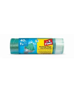 Pytle na odpadky "Perfect Close", zatahovací, 40 l, 15 ks, FINO