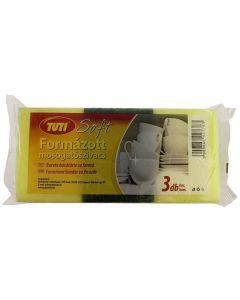 Houba na nádobí "Soft", tvarovaná, 3 ks, TUTI