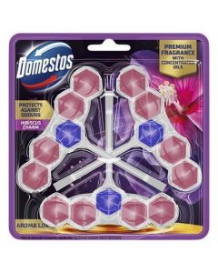 WC blok "Aroma Lux", ibišek, 3x 50 g, DOMESTOS 64388868