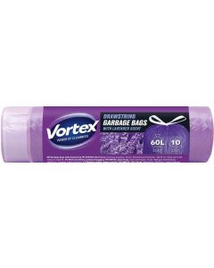 Pytle na odpadky s vůní levandule, zatahovací, 60 l, 10 ks, HDPE, VORTEX MSZ6010VORTEXSCENTLA