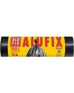 Pytle na odpadky "Economy", černá, 120 l, 10 ks, ALUFIX XMS12010ECONNEW