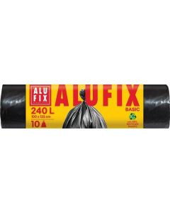 Pytle na odpadky "Economy", černá, 240 l, 10 ks, ALUFIX XMS12010ECONNEW
