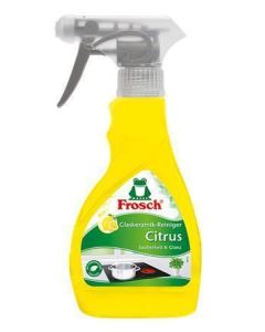 Čistič na indukční a sklokeramické desky, citron, sprej, 300 ml, FROSCH FR-2499