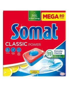 Tablety do myčky "Classic", Lemon, 80 ks, SOMAT 31050132