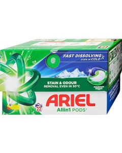 Kapsle na praní "Mountain spring", 22 ks, ARIEL 31020427