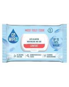 Vlhčený toaletní papír "Comfort", 44 ks, GO WIPES WWTP4420GOWIPESCOMFORT