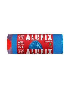 Pytle na odpadky, zatahovací, 60 l, 15 ks, ALUFIX