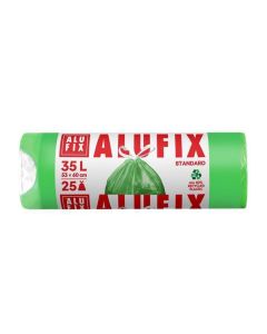 Pytle na odpadky, zatahovací, 35 l, 25 ks, ALUFIX