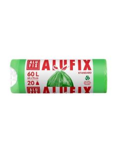 Pytle na odpadky, zatahovací, 60 l, 20 ks, ALUFIX