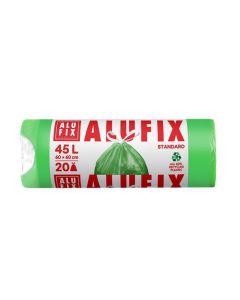 Pytle na odpadky "Premium", zatahovací, 45 l, 20 ks, ALUFIX