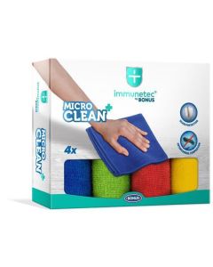 Utěrka z mikrovlákna "MicroCLEAN Plus Immunetec", 4ks, BONUS B785