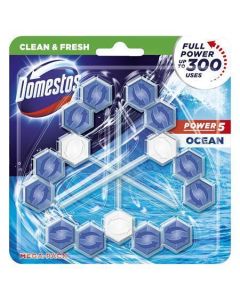 WC blok "Power 5", oceán, 3x 50 g, DOMESTOS 68595768
