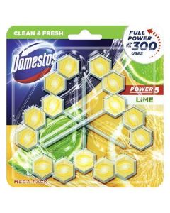 WC blok "Power 5", limetka, 3x 50 g, DOMESTOS 68595776