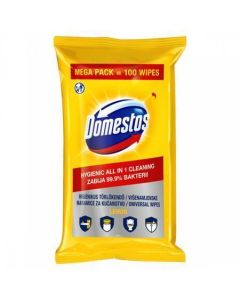 Vlhčené ubrousky "XXL Citron", 100 ks, DOMESTOS 68715862