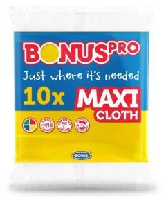 Univerzální utěrky "Professional Maxi", žlutá, 10 ks, BONUS B297