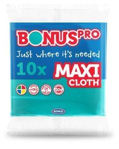 Univerzální utěrky "Professional Maxi", zelená, 10 ks, BONUS B310