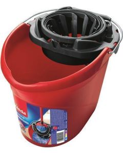 Kbelík se ždímacím košem, VILEDA "Supermop", červený
