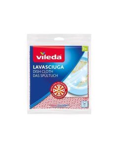 Hadřík na mytí nádobí, 50% mikrovláken, 3 ks, VILEDA F17302