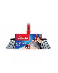 Smeták "Classica 2v1", červená, vnitřní, VILEDA F25353