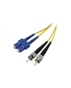 Optický Patch Cord Single mod (9/125), 2xST - 2xSC, 1m, economy