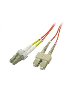 Optický Patch Cord Multi mod (62,5/125), 2xLC - 2xLC, 1m, economy, DOPRODEJ