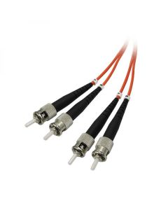 Optický Patch Cord Multi mod (62,5/125), 2xST - 2xST, 1m, economy, DOPRODEJ