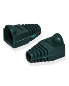 Ochranná krytka RJ45, zelená, 100-pack, s bublinkou, cena za kus