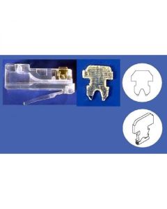Konektor RJ45, lanko, 100-pack, cena za kus