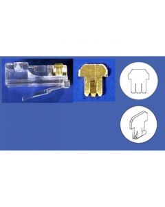 Konektor RJ45 Cat5e, drát, cena za kus, 100-pack