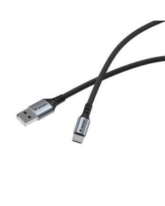 USB kabel, černá, USB-A / USB-C, 1,2 m, 18W, VERBATIM 31843