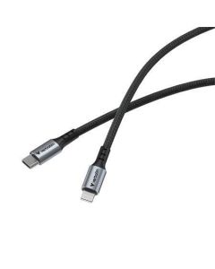 USB kabel, černá, USB-C / Lightning (Apple), 1,2 m, 60W, VERBATIM 31844