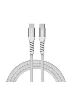 USB kabel, šedá, USB-C / USB-C, 1,2 m, 60W, magnetický, VERBATIM 31850