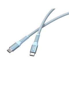 USB kabel, modrá, USB-C / USB-C, 1,2 m, 60W, magnetický, VERBATIM 31852