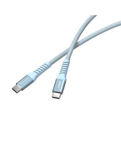 USB kabel, modrá, USB-C / USB-C, 1,2 m, 100W, magnetický, VERBATIM 31856
