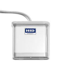 Omnikey čtečka USB 2.0, R50220318-CR, čipové karty, externí, bílá, konektor USB