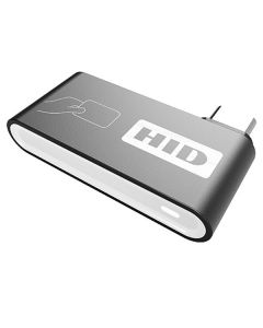 Omnikey čtečka USB-C, RDU55200-00-000000, čipové karty, externí, černá/stříbrná, konektor USB-C