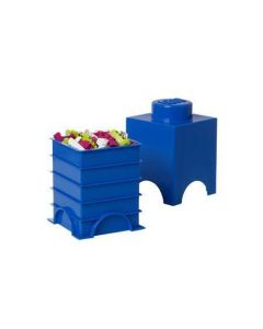 Úložný box ve tvaru kostky, modrá, LEGO 40011731