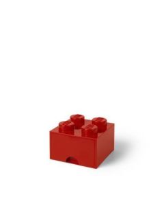 Úložný box se zásuvkou "Brick", červená, LEGO 40051730