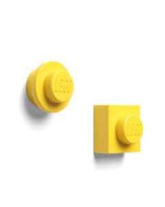 Magnet, žlutá, 2 různé tvary, LEGO 40101732