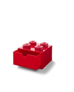Úložný box se zásuvkou "Brick 2x2", červená, LEGO 40201730