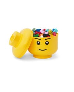 Úložný box ve tvaru hlavy minifigurky, Boy, malý, LEGO 40311724