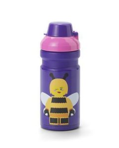 Láhev "Bee", fialovo-růžová, 390 ml, LEGO 40560802