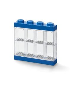 Vitrína pro 8 minifigurek, modrá, LEGO 40650005
