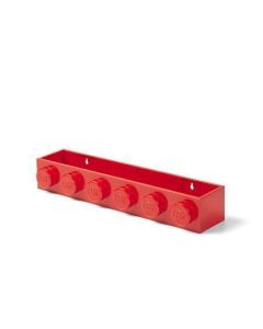 Polička "Brick 6", červená, LEGO 41121730