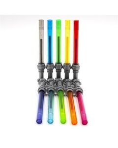 Gelové pero "Star Wars", 10 různých barev, 0,7 mm, světelný meč, sada, LEGO 53116