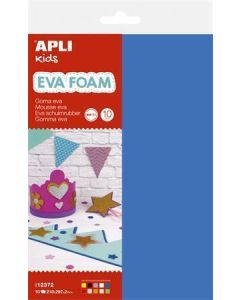Pěnovka "Eva Sheets", mix barev, 200 x 300 mm,  APLI 12372