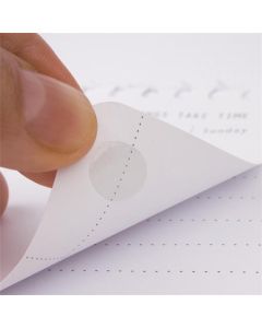Lepící tečky "Transparent Dots", průhledné, odnímatelné, APLI